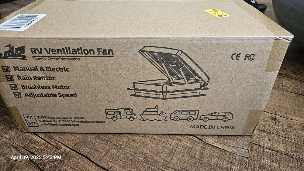 Rv Ventilation Fan.