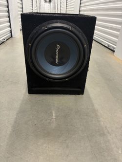 Pioneer 12 inch subwoofer vented box