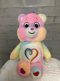 Care Bears Unlock The Magic Rainbow Heart ❤️ Togetherness Bear 2021 ~ 15”