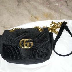 Gucci GG Marmont Velvet Shoulder Bag $400
