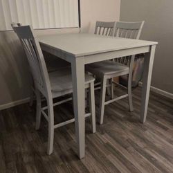 Refinished Pub Table And Chairs