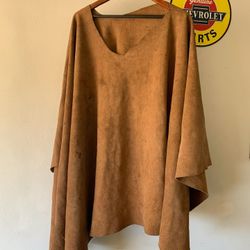 Leather Poncho