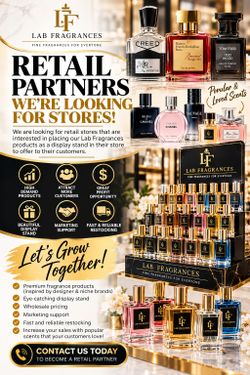 Retail Partners  – Great profit opportunity -High-quality  Perfume Braned Inspiration