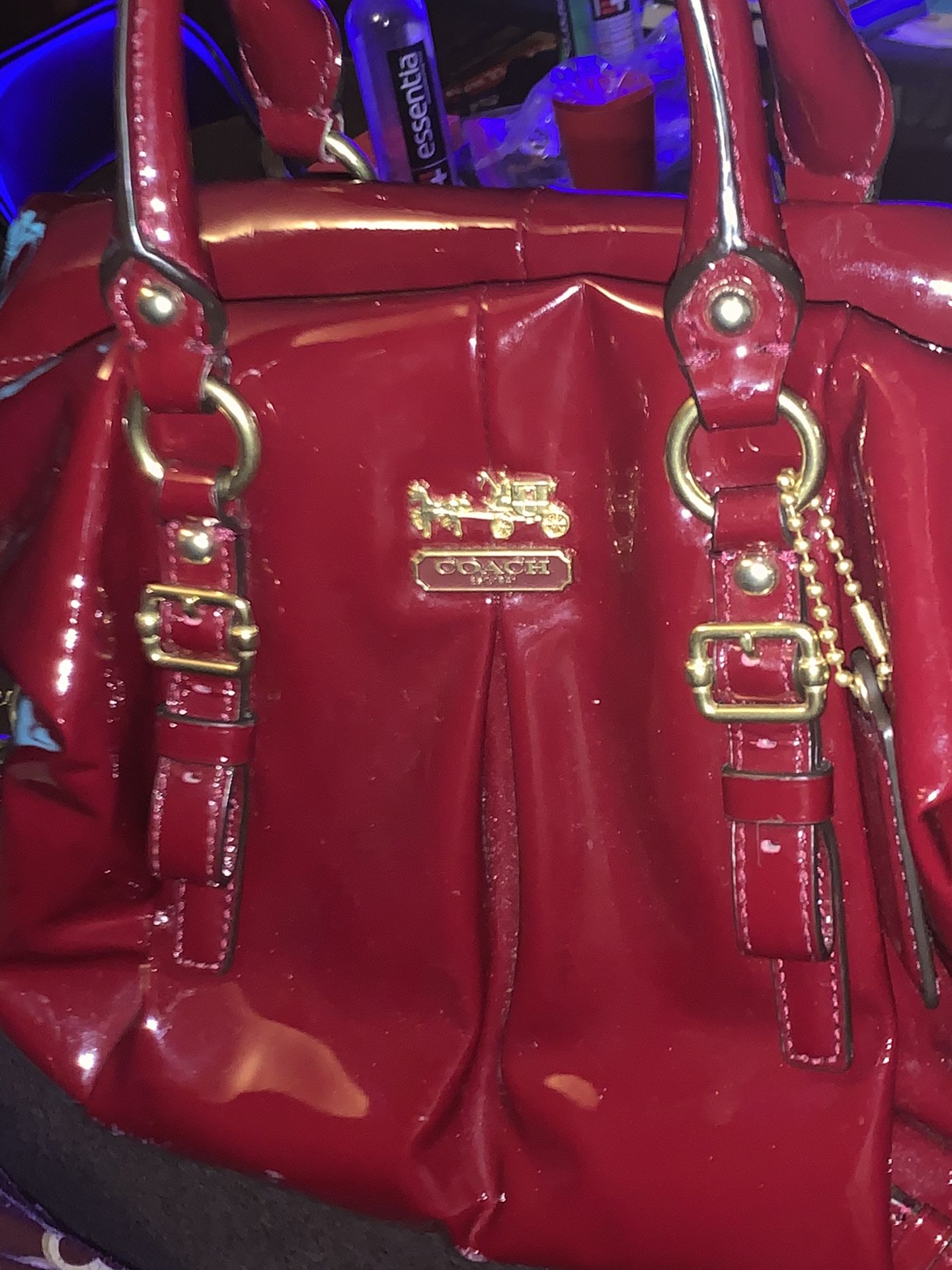 Red Coach Bag