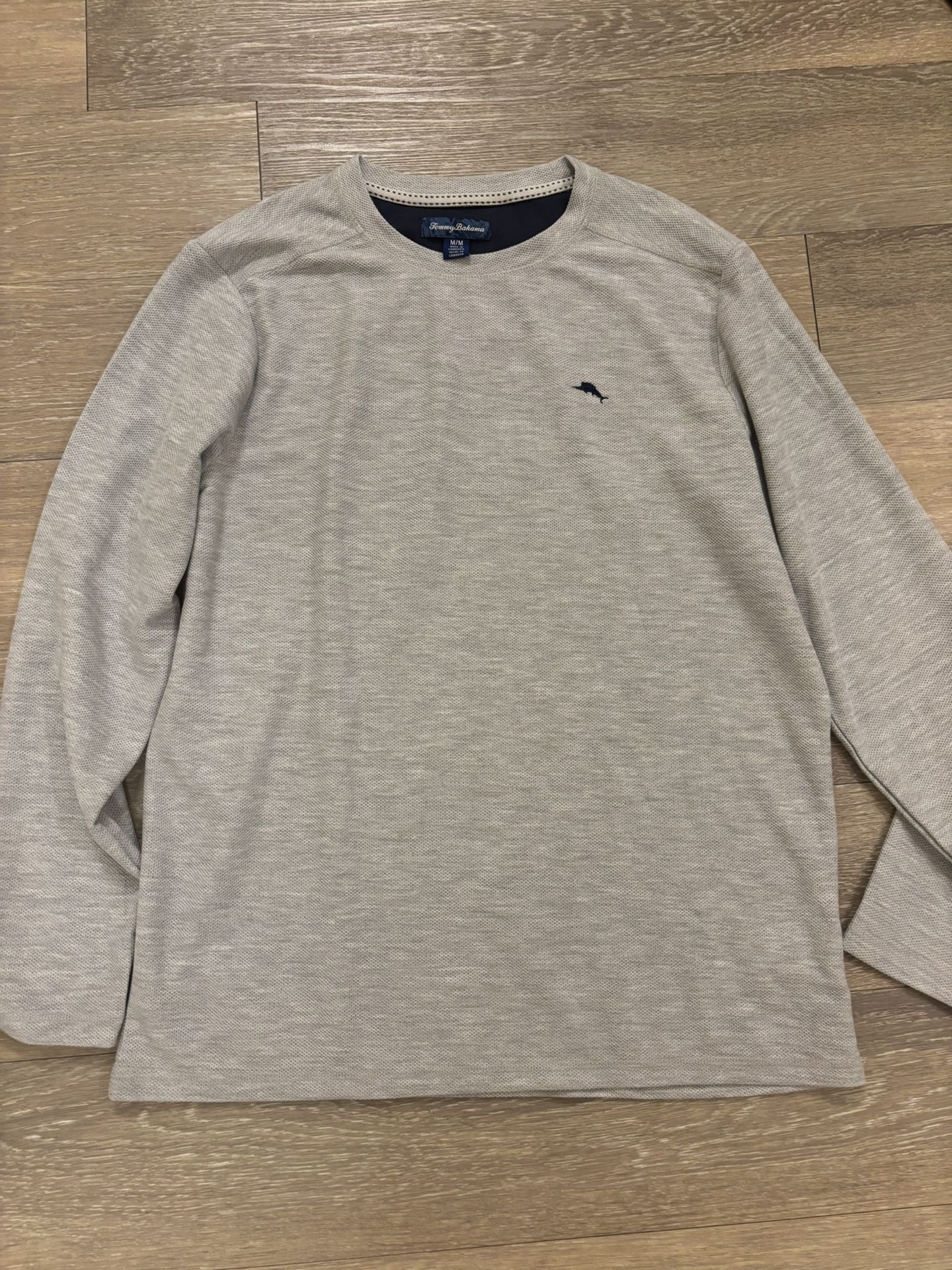 Tommy Bahama Gray Long sleeve Medium