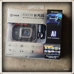 YADA ROADCAM AI PLUS 4K AI DASHCAM & REAR CAM SET NEW FAST SHIPPING - NEW