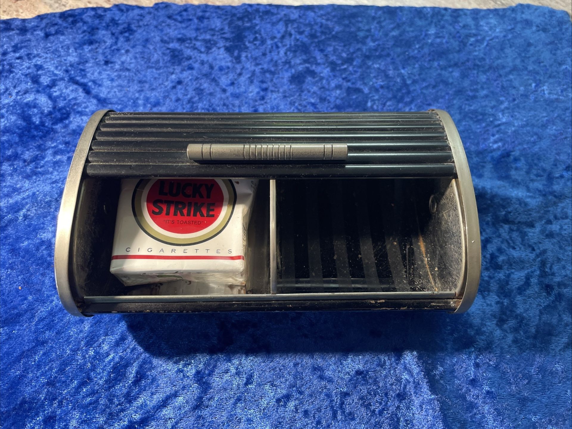 Art Deco (1930’s-40’s) Park Sherman 2 Pack Rolltop Cigarette Box