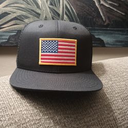 American flag hat  (2xlarge head snapback)