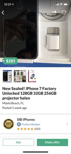 iPhone 7 scammer