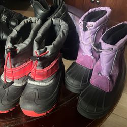 Votas Para La Nieve Niña Y Niño 