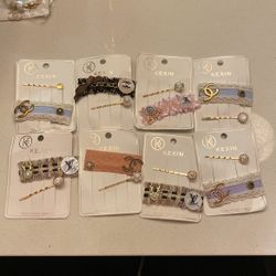 Womens Designer Hair Clip Set 