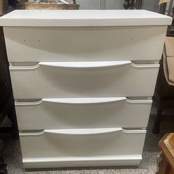 Upcycled Mid century modern solid wood dresser