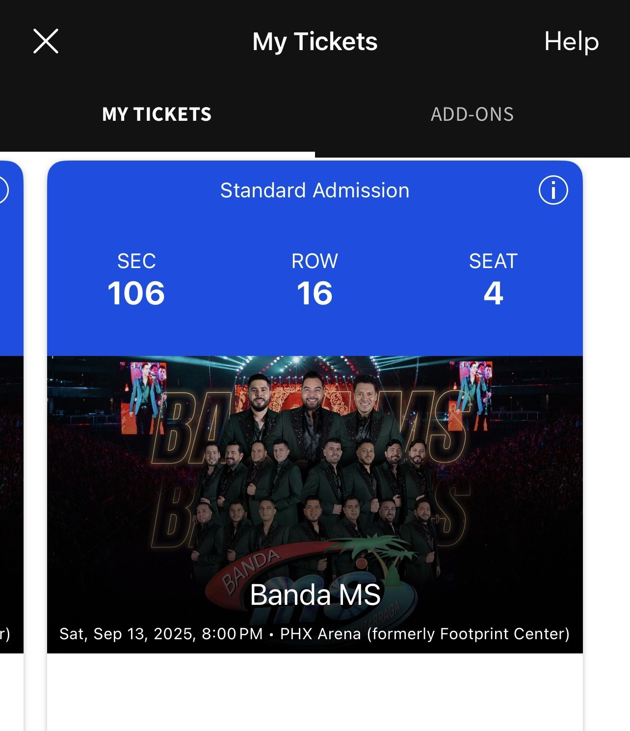 Banda MS 2 Tickets