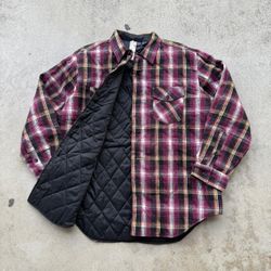 Vintage Deadstock Dakota Flannel Quilted Lined Workwear Jacket NWT