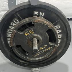 Weight Set And Barbell