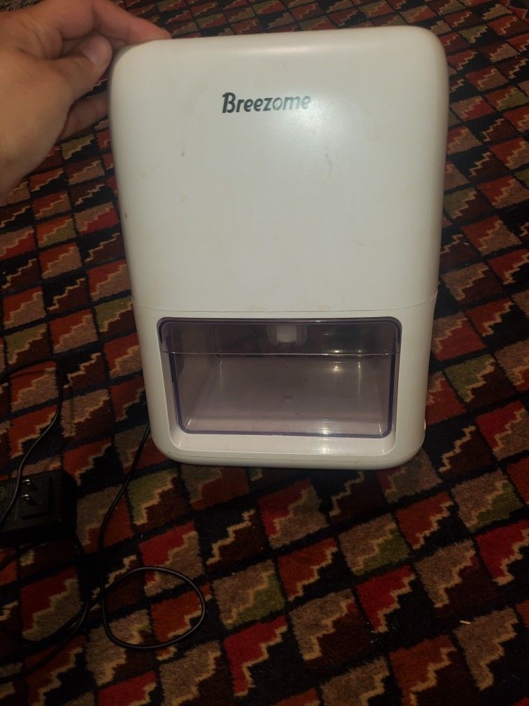 BREEZOME 60 OZ Dehumidifiers for Home, Dual-Semiconductor Quiet Dehumidifier with Timer Sleep Mode Auto-Off 7 Colors Light Portable Small Dehumidifier