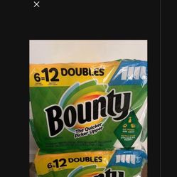 Bounty Paper Towels $12 Each