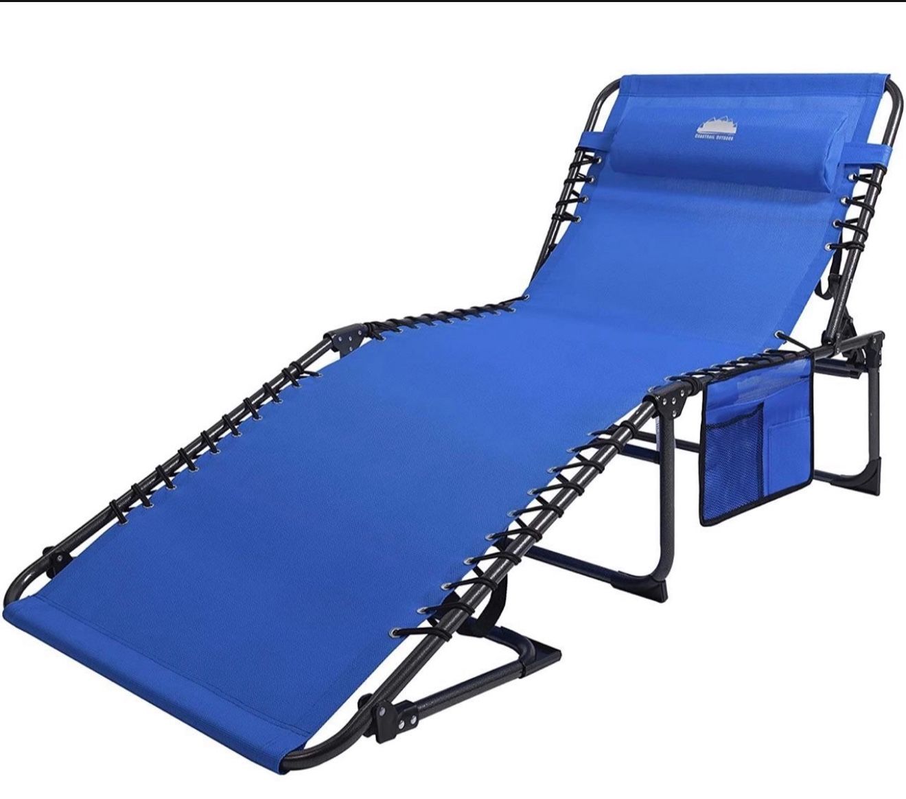 Brand New COASTRAIL Outdoor Folding Chaise Lounge Chair 4 Position