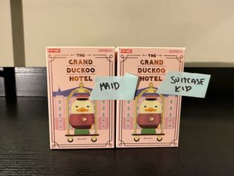 Pop Mart Grand Duckoo Hotel Figure (Suitcase Kid, Maid)