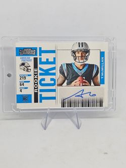 2025 Panini Select - Contenders Rookie Ticket #1 Tetairoa McMillan ROTY AU RC