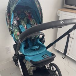 Cybex CYBEX by DJ Khaled We The Best, plegable compacto con una sola mano, asiento reversible, suspensión suave en todas las ruedas, almacenamiento ad