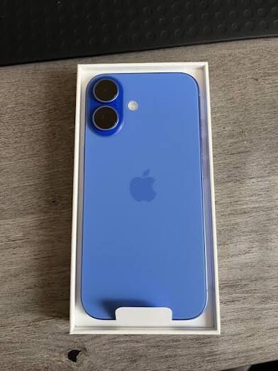 Blue iPhone 16