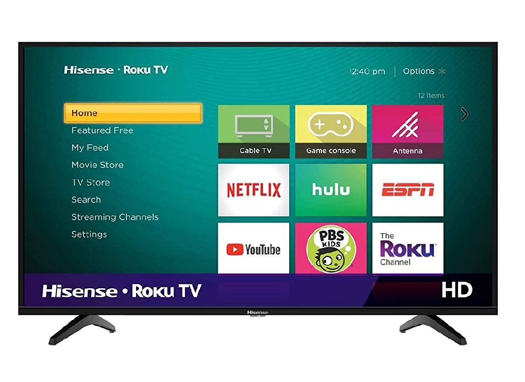 Hisense 32-Inch Class H4 Series LED Roku Smart TV with Alexa Compatibility (32H4F, 2020 Model)