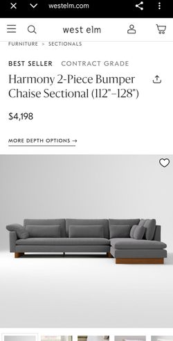 West Elm Sectional Free Delivery if local $1800