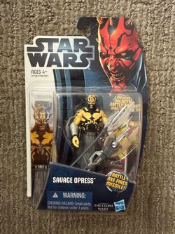 Star Wars Clone Wars CW3 Savage Opress Figure