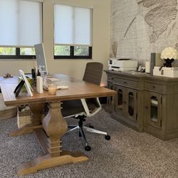 Solid Honey Wood Desk/Dining Table 