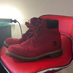 Timberland Boots Red 10m 