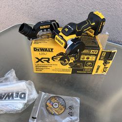 Dewalt 20V Brushless XR 3” Cut-off Tool with blade TOOL ONLY / New