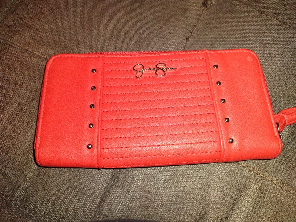 Jessica Simpson Zippered Wristlet Wallet..$5 Firm