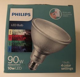 Philips LED Color Changing Sceneswitch Light Bulb, Soft White/Red/Blue/Green