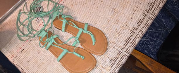 Woman's  Jubilee Aquamarine Gladiator Sandal