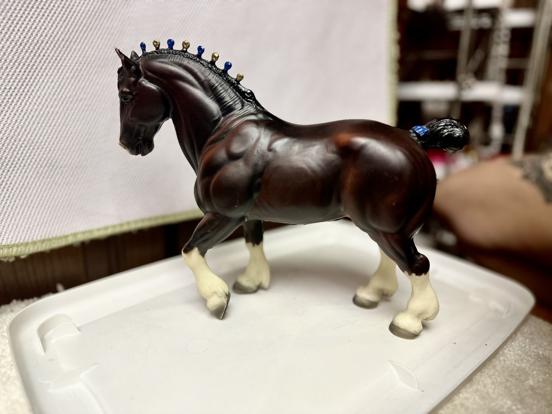 Breyer Traditional Clydesdale Stallion #738 Produced 1(contact info removed)