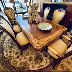 Palais Royale Collection Dining Room and 10 Chairs Michael Amini Signature Series by AICO