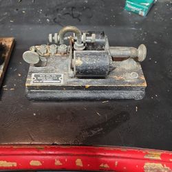 J Edgar Hoover Era Telegraph Machine