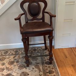 High Chair And Wall Painting 
