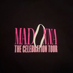 Madonna celebration tour T-shirt party crasher double sided XL concert tee shirt