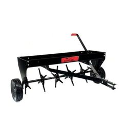 Brinly-Hard 40in. Tow-Behind Plug Aerator for Lawn Tractors and Zero-Turn Mowers. 