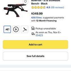 Bowflex Bench