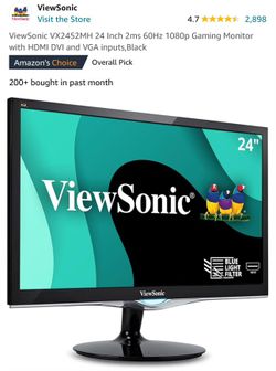ViewSonic Widescreen LCD Monitor