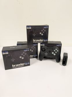 Nintendo 64 Retro Fighters Brawler64 Wireless Edition N64 video game Controller lot