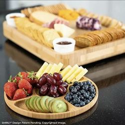 “smirly” Premium Bamboo Cheeseboard