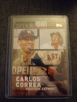 CARLOS CORREA HOUSTON ASTROS TOPPS
