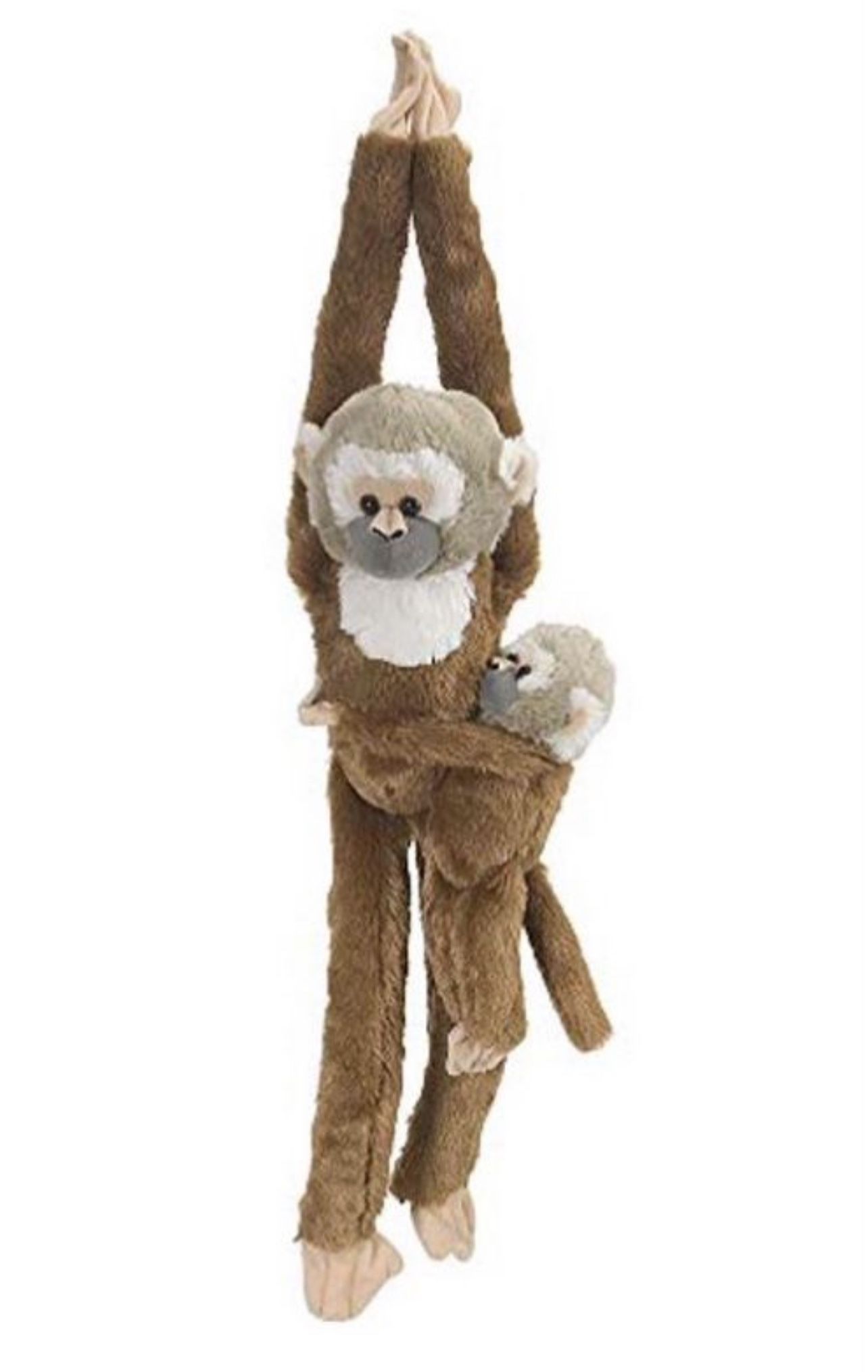 Squirrel Monkey- Mommy And Baby Plush Set