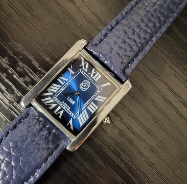 NEW Pierre Lucerne 1888 Tank Swiss Inspired Classic Men's Watch