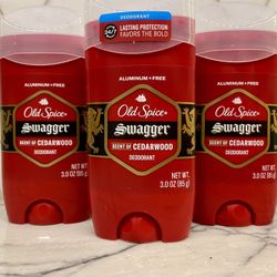 Old Spice Aluminum Free Deodorant for Men, Invisible Solid Stick, Swagger, 3.0 oz. New