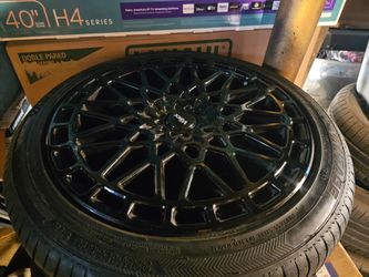 Rims and tire